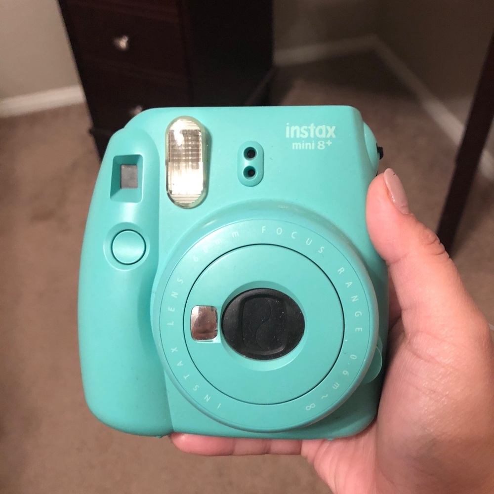 Instax mini 8 camera with strap and case